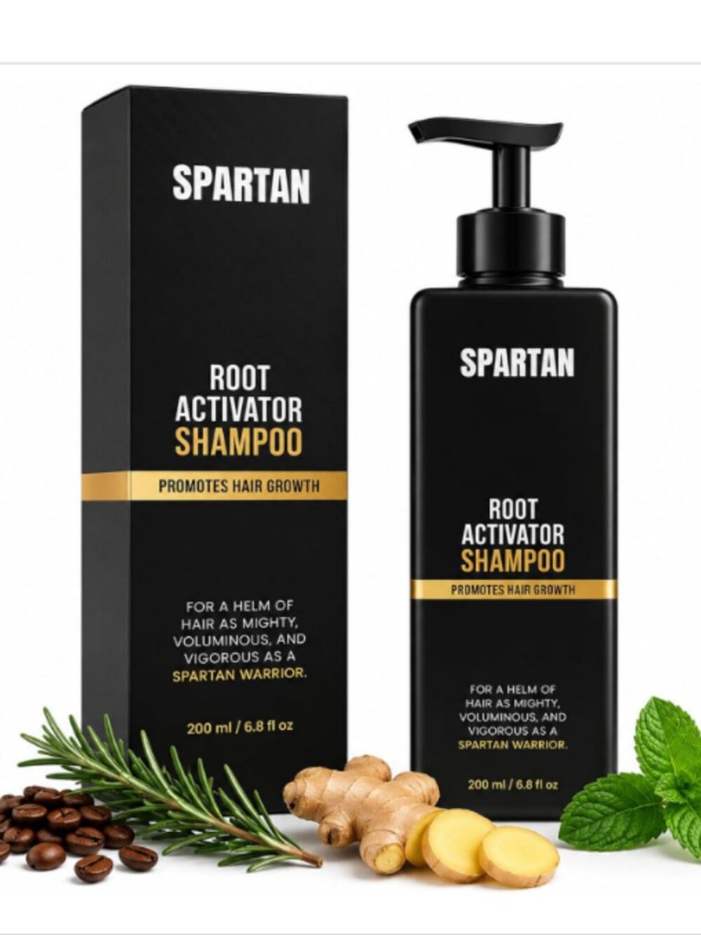 Spartan Root Activator Shampoo - 200ml / 6.8fl.oz